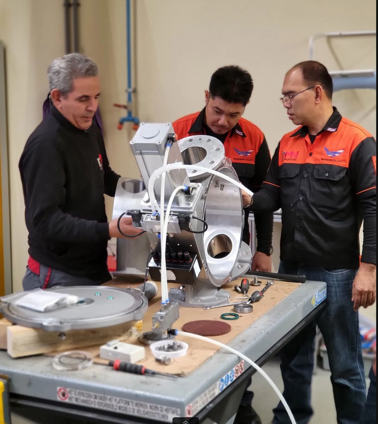 DMN hands-on valve maintenance training