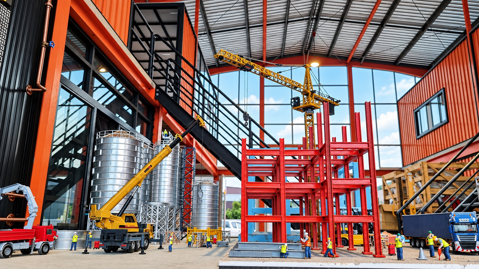 Industrial construction and fabrication facility