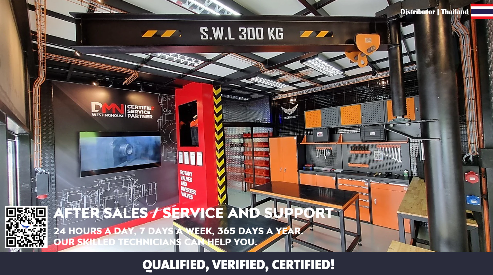 INGENIUM DMN-WESTINGHOUSE certified service workshop